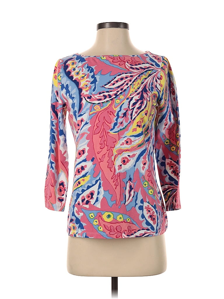 Talbots Colorblock Talbots Color Block Tropical Pink 3/4 Sleeve Blouse Size S - 77% off ...