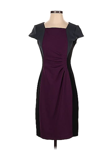 Tahari burgundy outlet dress