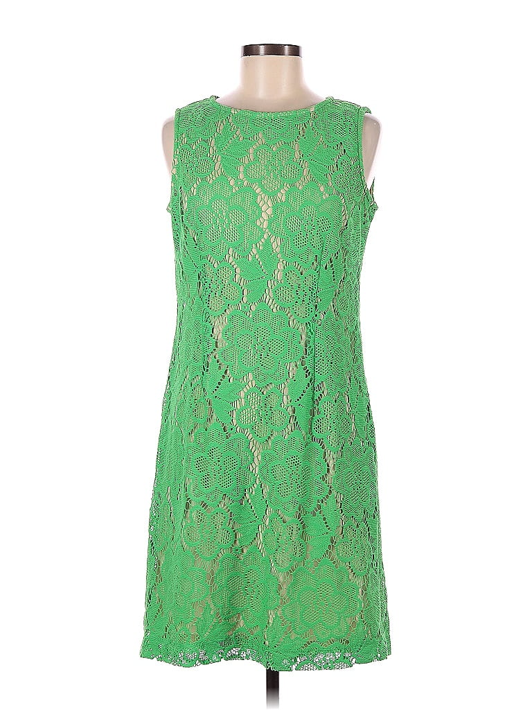 Robe Fit & Flare New York & Company - Taille M, Couleur Verte, Longueur Courte, Occasion Très Bon état