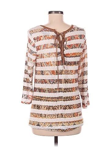 French Blu Long Sleeve Top (view 2)