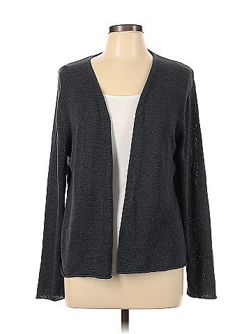 Eileen fisher silk on sale cardigan