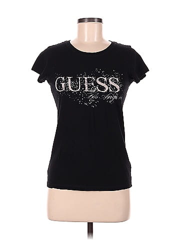 White and black outlet guess shirt