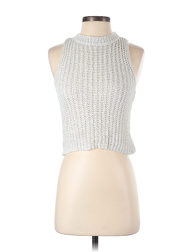 Dee Elle 100% Acrylic Silver Pullover Sweater Size XS - photo 1