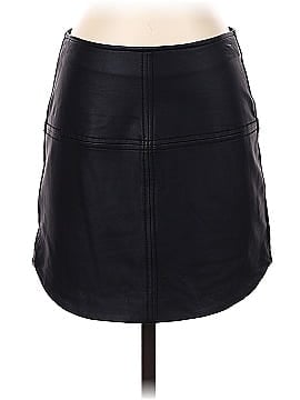 GF Collection Faux Leather Skirt (view 1)