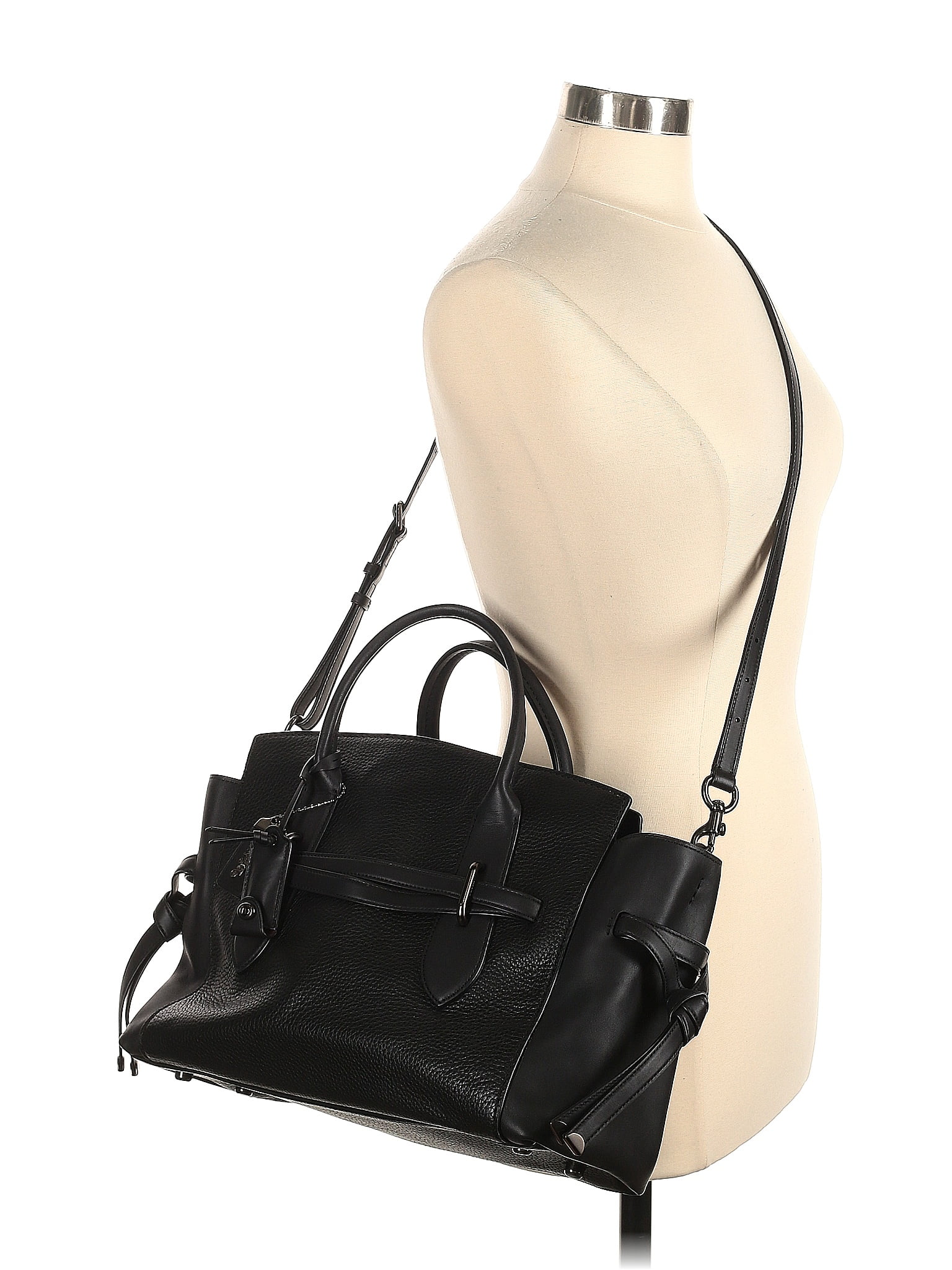 Coach shadow carryall black sale