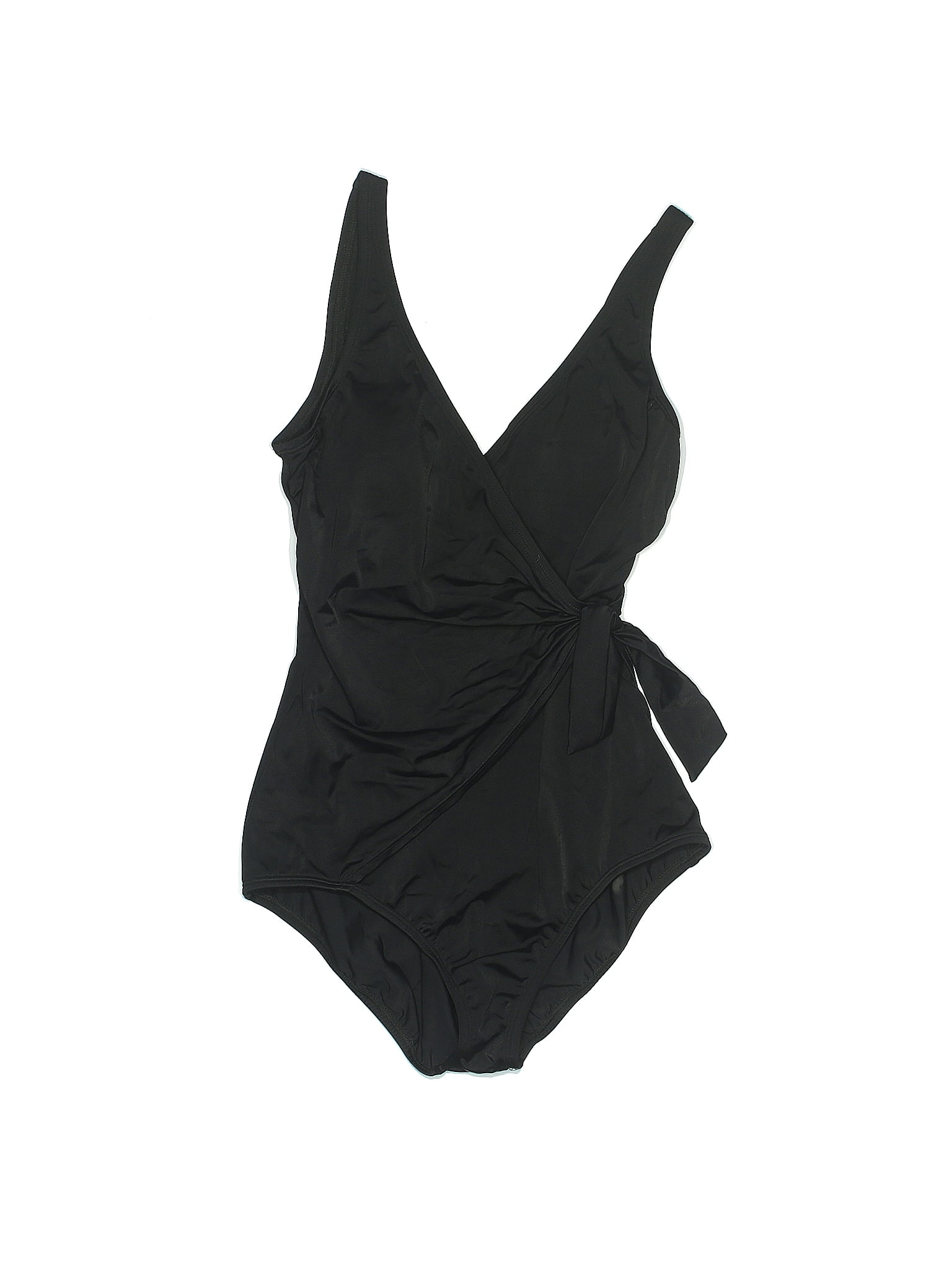 Jantzen Classics Solid Black One Piece Swimsuit Size 10 - 66% off | ThredUp