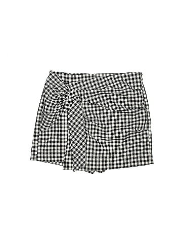 Zara best sale gingham skort