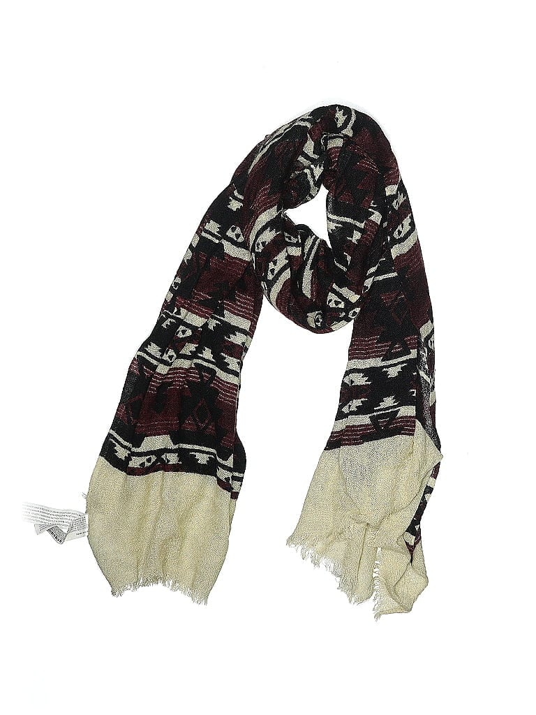Pre-owned Forever 21 Scarf In Burgundy