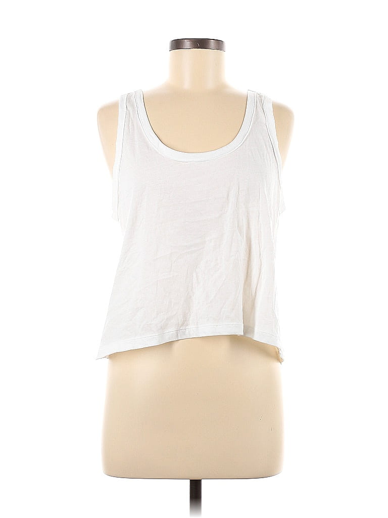 Wild Fable 100% Cotton White Tank Top Size M - 18% off | ThredUp