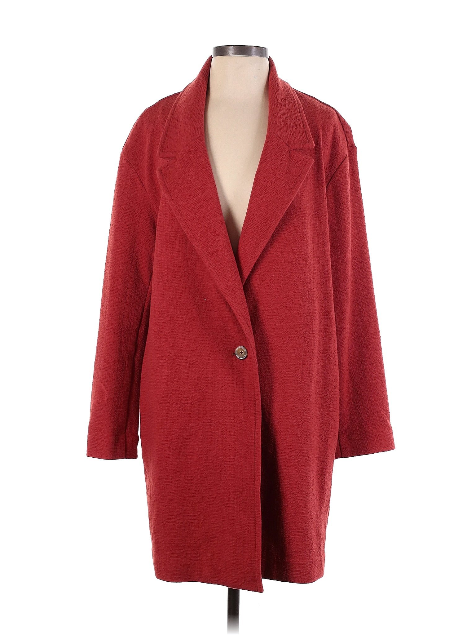 Anthropologie 2024 red coat