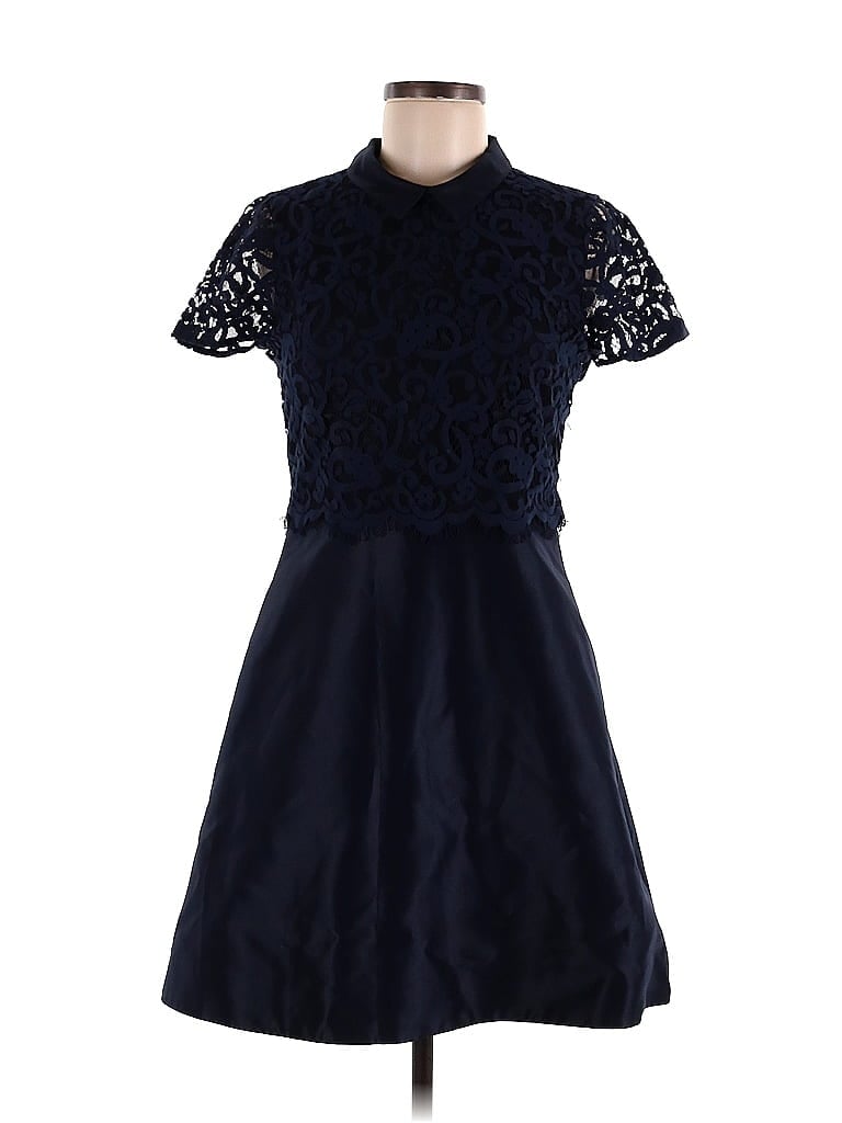 ERIN Erin Fetherston Blue Casual Dress Size 6 - photo 1