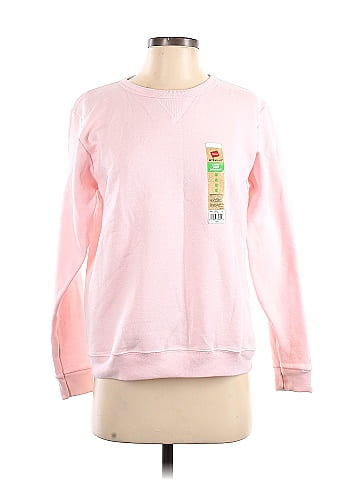 Hanes discount pink sweatshirt