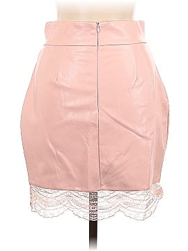 Super down Faux Leather Skirt (view 2)
