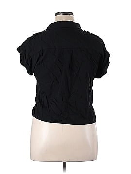 Karen Millen Short Sleeve Button-Down Shirt (view 2)