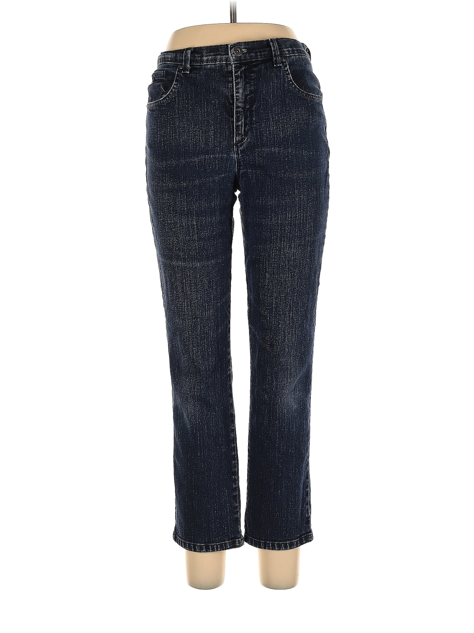 Gloria Vanderbilt Solid Blue Jeans Size 10 51 off ThredUp