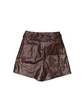 Molly Bracken Faux Leather Shorts (view 2)