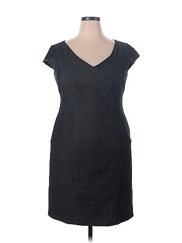 Kasper solid sheath on sale dress