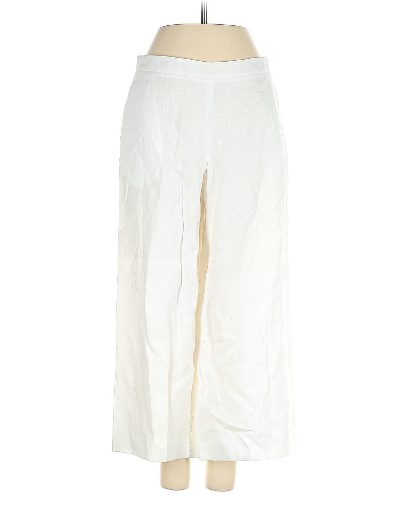 Socapri 100% Flax White Ivory Dress Pants Size 38 (IT) - 77% off | ThredUp