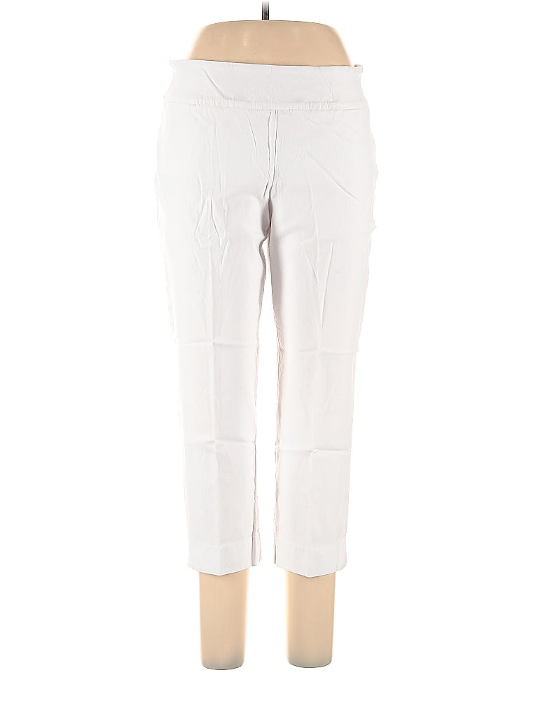 Pantalon Décontracté Femme Peck & Peck - Taille 14W Couleur Ivoire - Coton Extensible