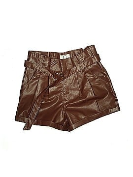 madden nyc Faux Leather Shorts (view 1)