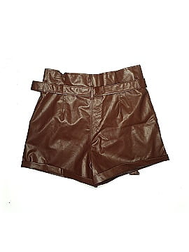 madden nyc Faux Leather Shorts (view 2)