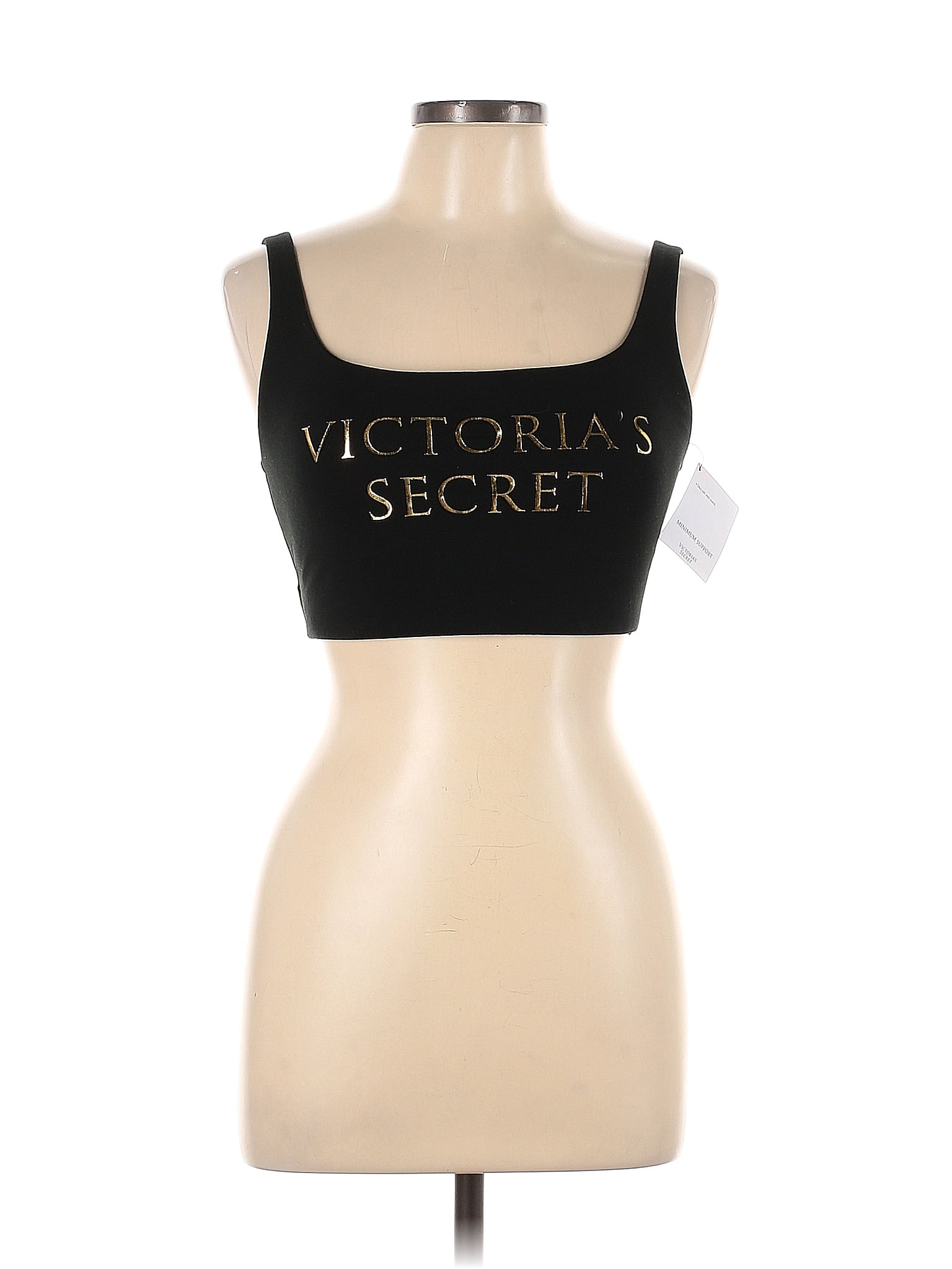 Victoria's Secret Graphic Black Sports Bra Size L 60 off ThredUp