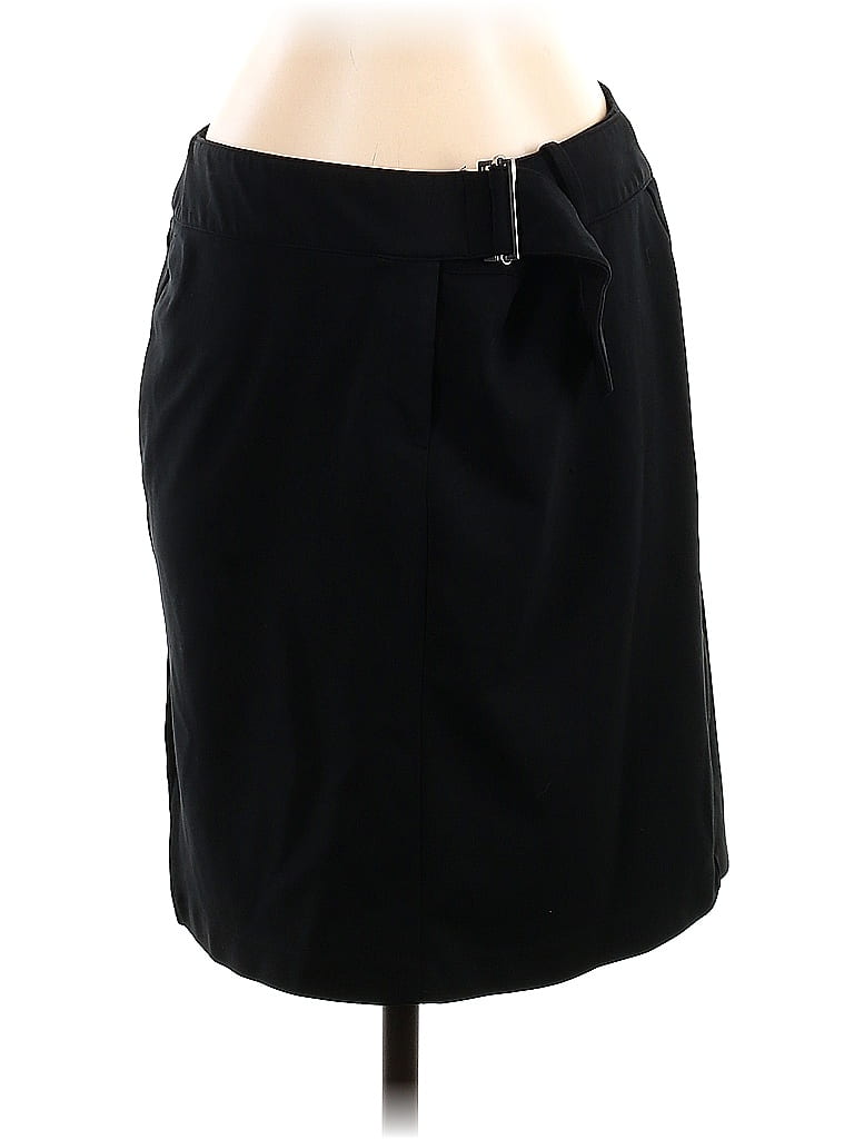Classic Solid Black Casual Skirt Size 9 - photo 1