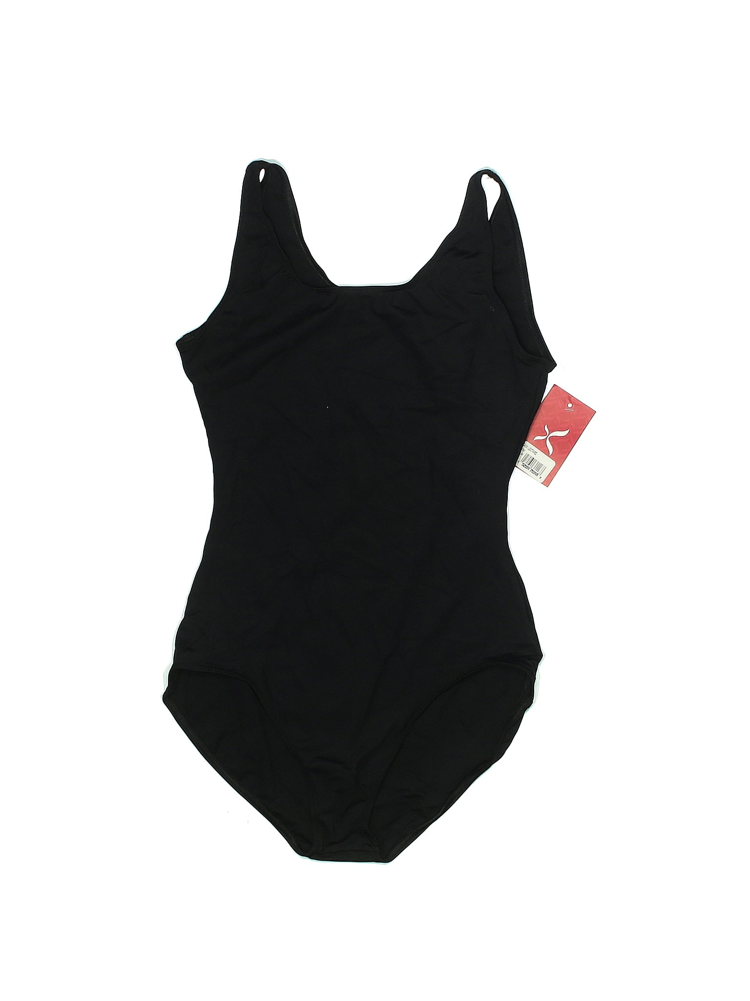 Capezio Solid Black Bodysuit Size XL 42 off ThredUp