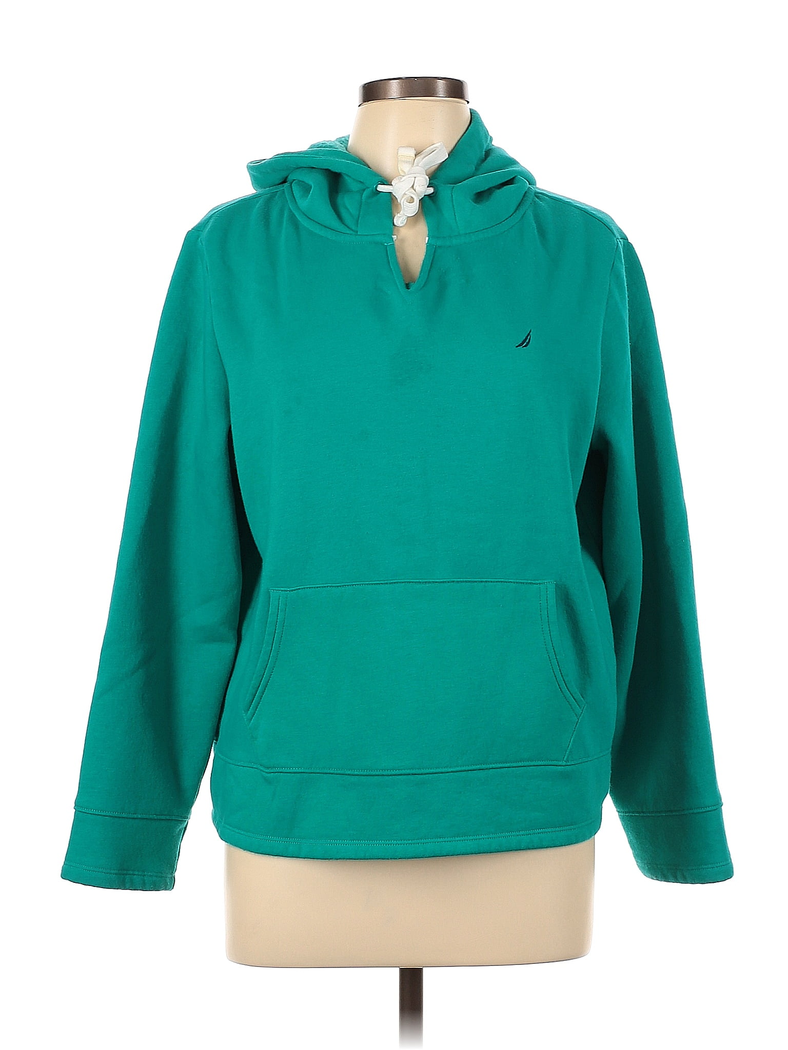 Hoodie Nautica à Finitions Contrastées – Taille XL, Neuf Avec étiquette, 100% Polyester