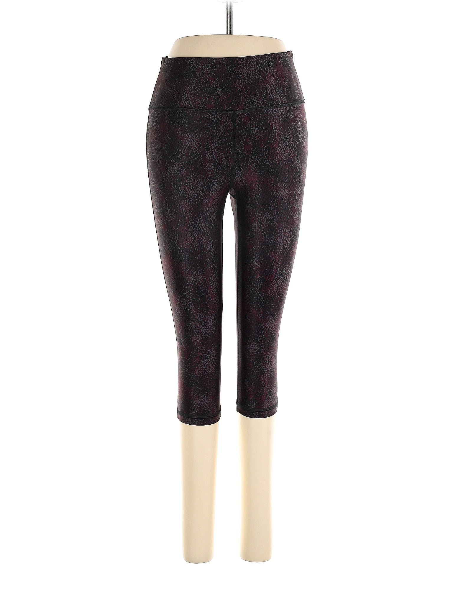 Jockey Jacquard Brocade Burgundy Active Pants Size M - 51% off | ThredUp