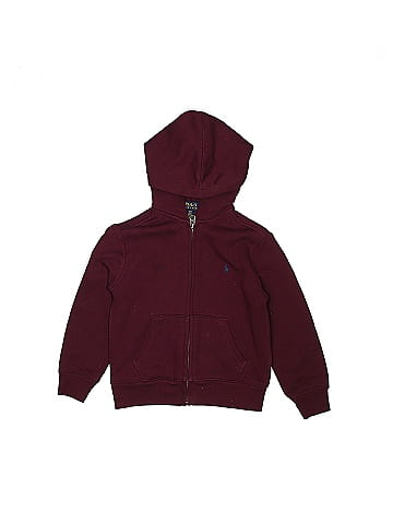 Burgundy sales polo hoodie