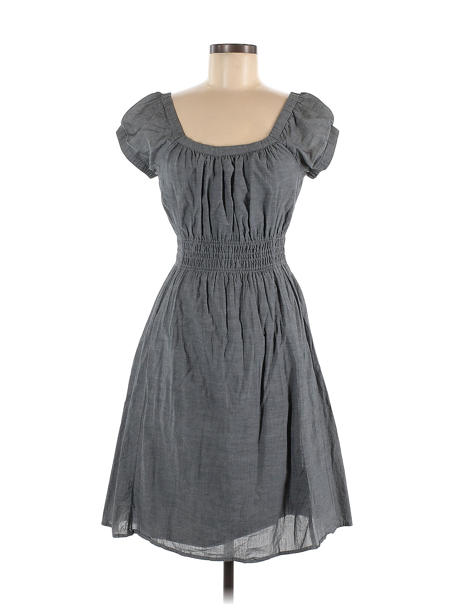 Mossimo Solid Gray Casual Dress Size M 56 Off Thredup