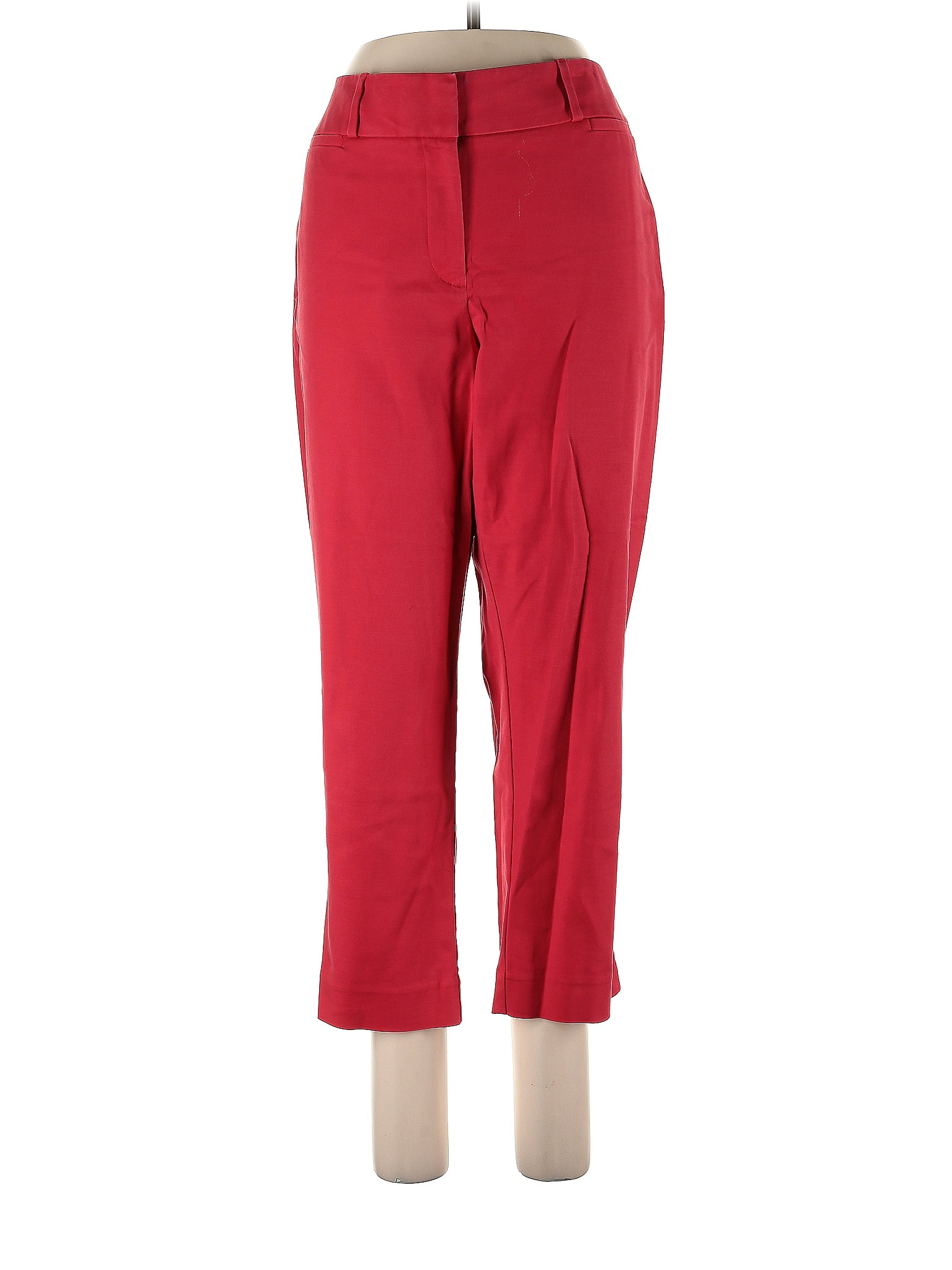 Ann Taylor LOFT Solid Red Dress Pants Size 12 73 off ThredUp