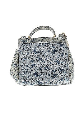 Dolce & Gabbana Leather Dauphine Floral Print Micro Miss Sicily Satchel (view 2)