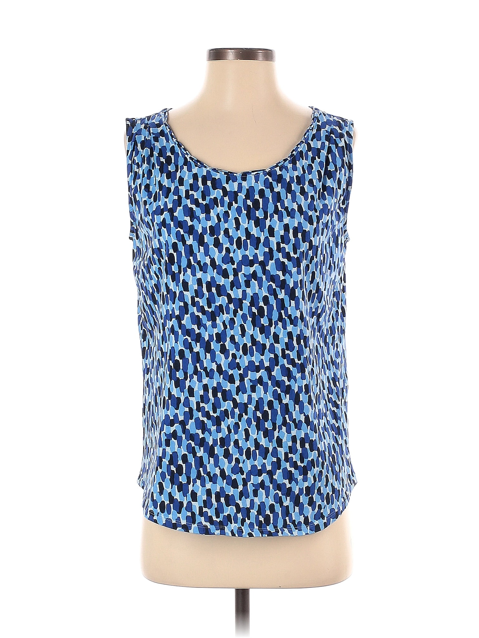 Lands' End Blue Tank Top Size S - 67% off | ThredUp 