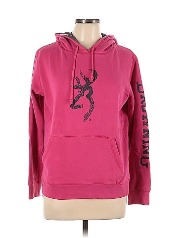 Browning Pink Pullover Hoodie Size L 78 off ThredUp