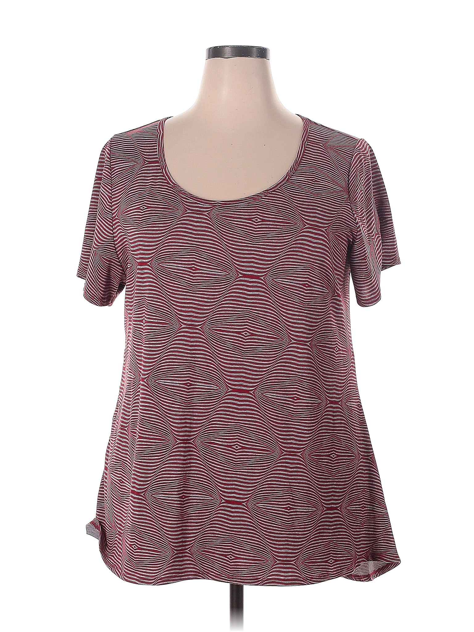 LuLaRoe Carly Short Sleeve High Low Dress Size XXS, Red – Sunshine & Wine  Boutique