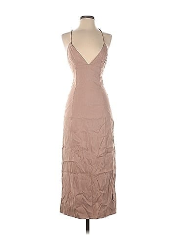 Zara hotsell tan dress