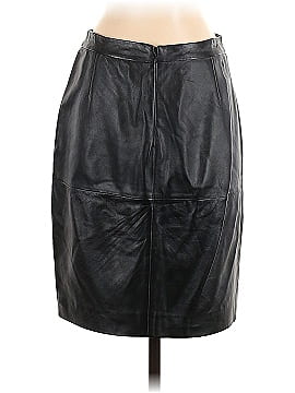 Halogen Leather Skirt (view 2)
