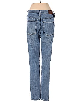 Madewell 11" High-Rise Roadtripper Jeggings in Keele Wash: Knee-Rip Edition (view 2)