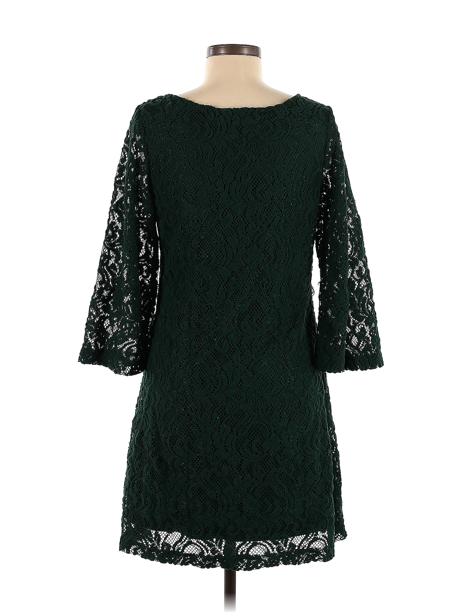 Sharagano green outlet dress