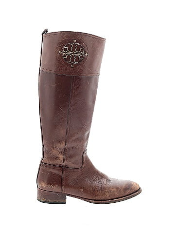 Tory burch 2024 tan boots