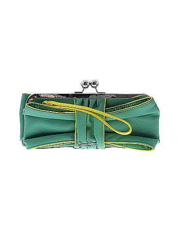 Jessica Simpson Solid Green Clutch One Size 56 off ThredUp