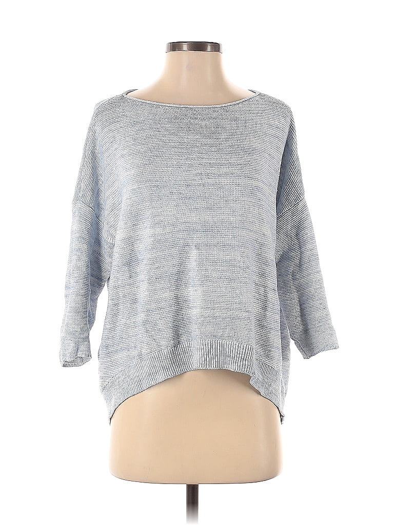 Pre-owned Lou & Grey Pullover Sweater In Gray