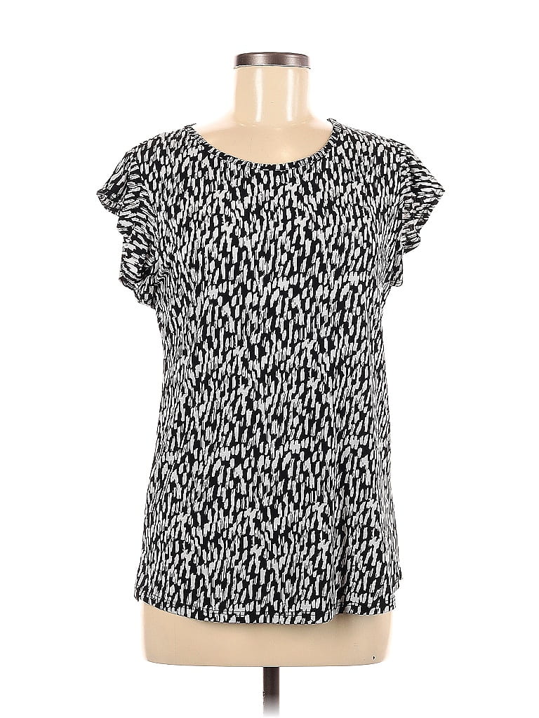 BOMBOM Multi-Color Striped Knit Top