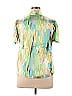 Shein 100% Polyester Green Short Sleeve Blouse Size 0X - photo 2