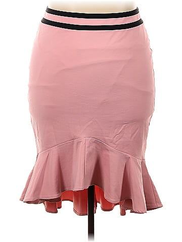 Pink skirt new outlet york and company