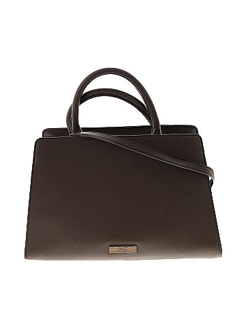 ZAC Zac Posen Solid Brown Gray Satchel One Size 84 off ThredUp