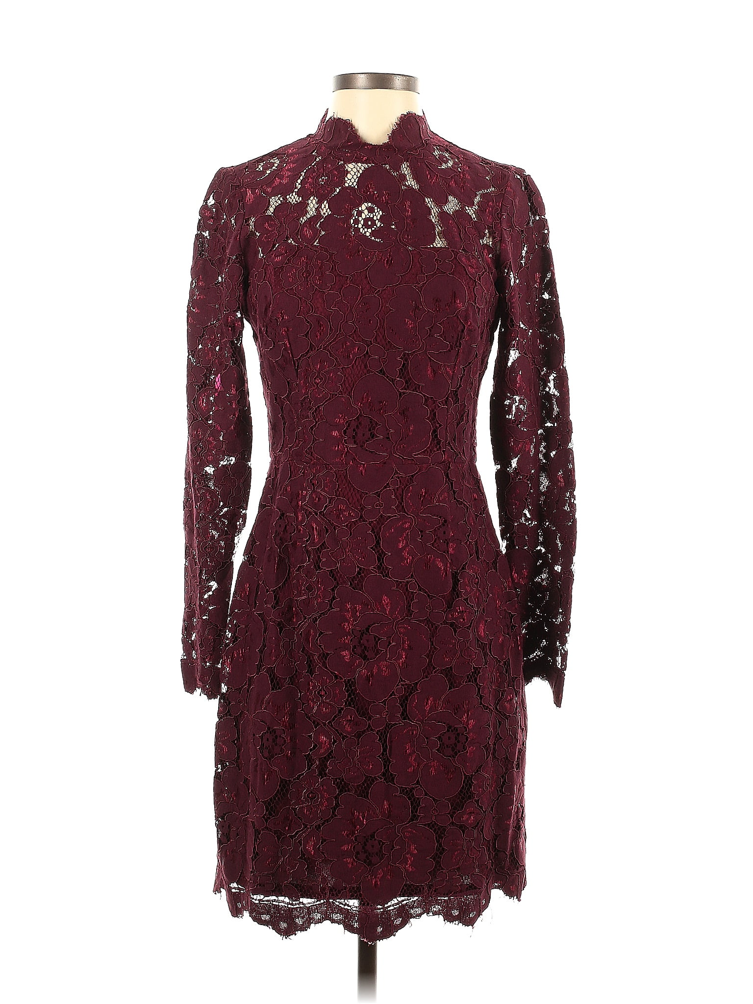 Robe Cocktail Noire Betsey Johnson – Dentelle Bustier – Coupe évasée – Taille 6 – Occasion