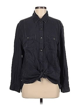 American Eagle Outfitters Long Sleeve Button-Down Shirt (view 1)